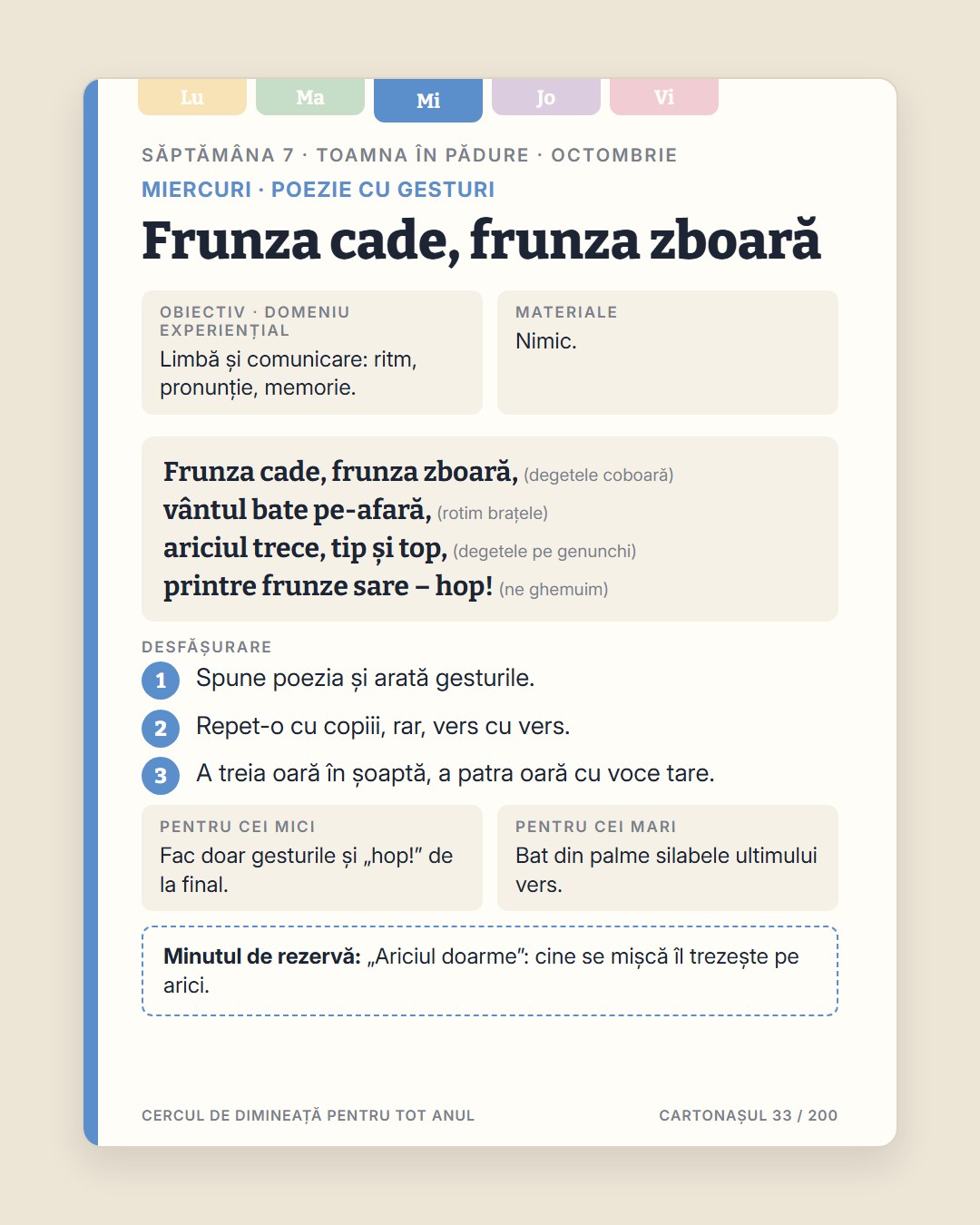 Cercul de Dimineață · 3